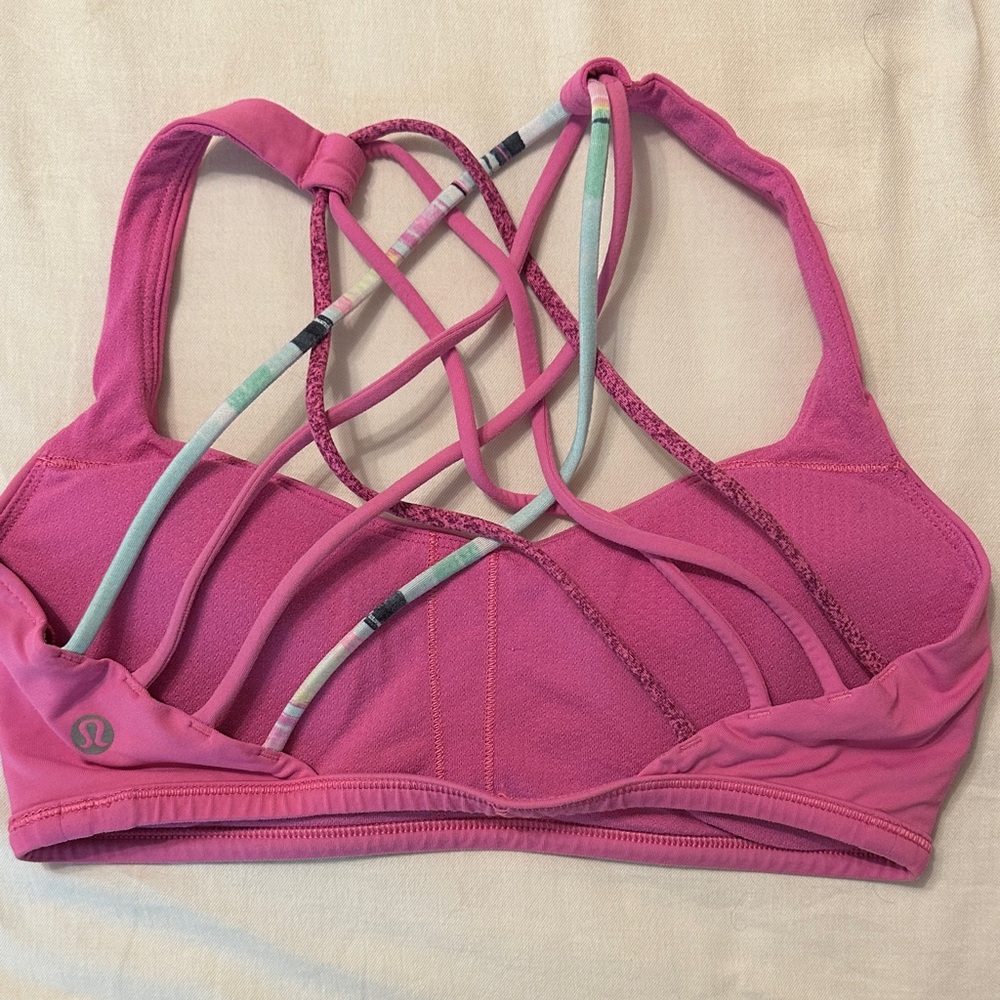 lululemon athletica Pink Strappy Sports Bra - Picture 2 of 3